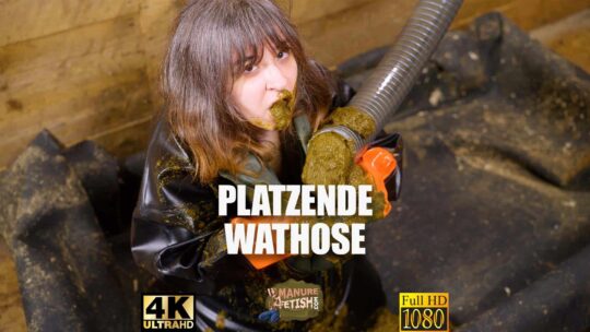 Platzende Wathose
