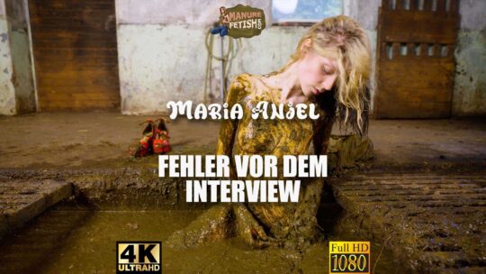 Maria Anjel Fehler vor dem Interview